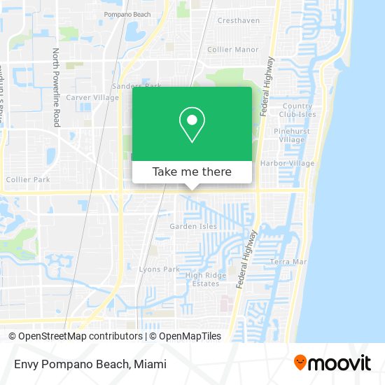 Mapa de Envy Pompano Beach