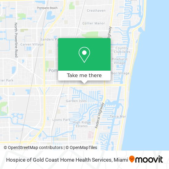 Hospice of Gold Coast Home Health Services map