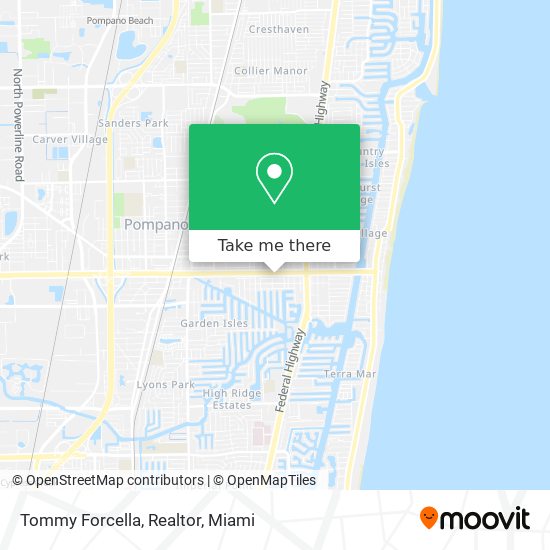 Tommy Forcella, Realtor map