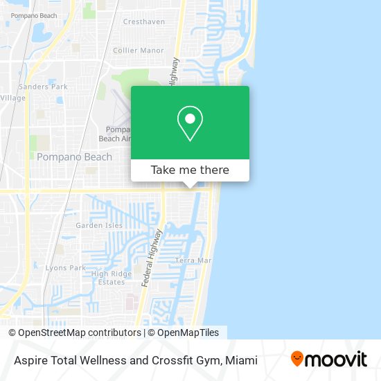 Aspire Total Wellness and Crossfit Gym map