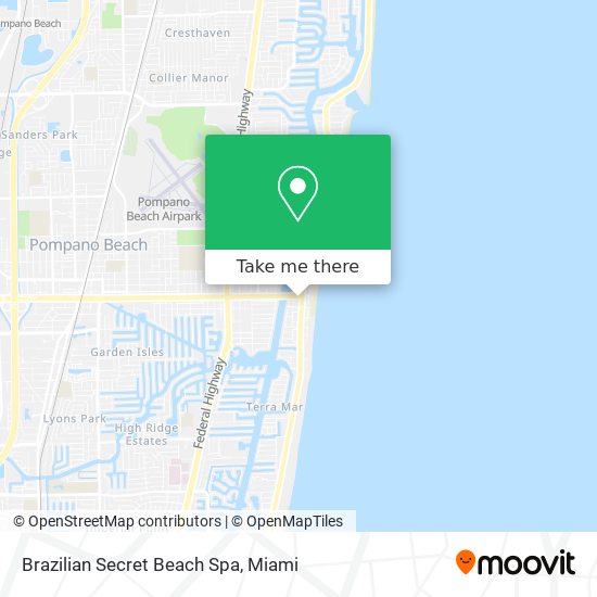 Mapa de Brazilian Secret Beach Spa