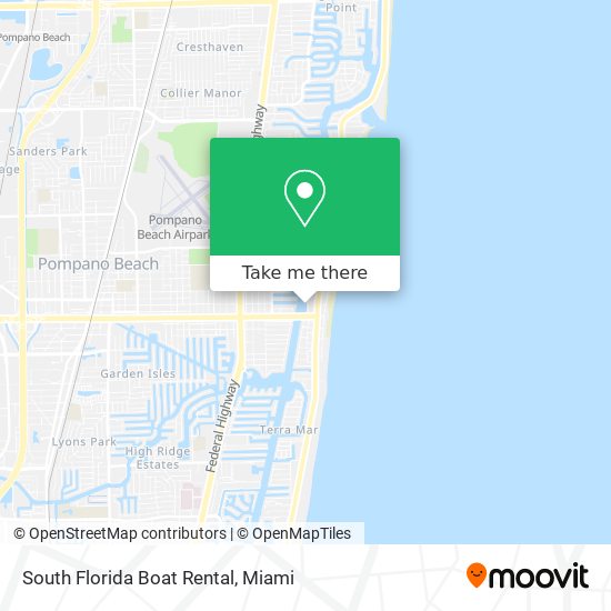Mapa de South Florida Boat Rental