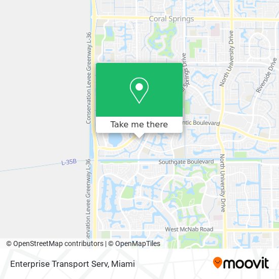 Enterprise Transport Serv map