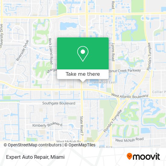 Mapa de Expert Auto Repair