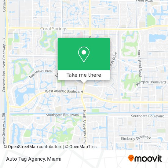 Auto Tag Agency map