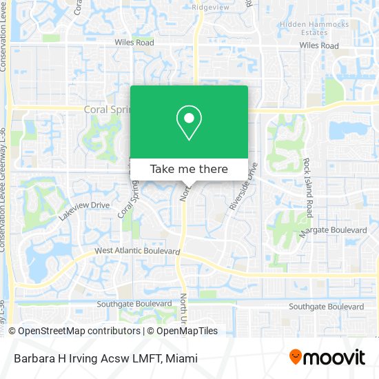 Mapa de Barbara H Irving Acsw LMFT