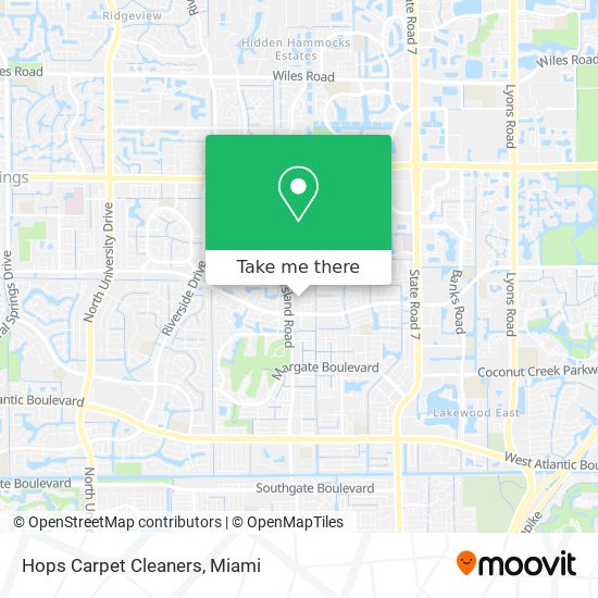 Hops Carpet Cleaners map