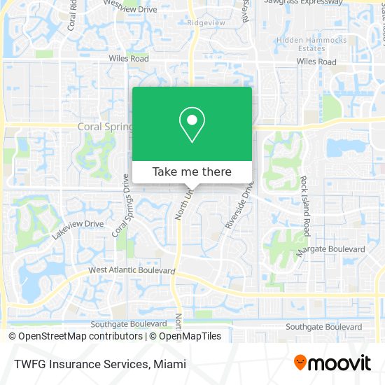 Mapa de TWFG Insurance Services