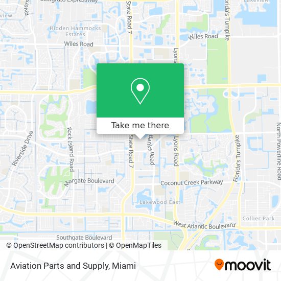 Aviation Parts and Supply map