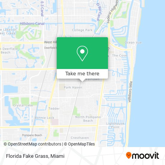 Florida Fake Grass map