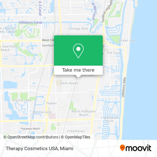 Therapy Cosmetics USA map