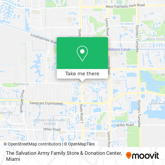 Mapa de The Salvation Army Family Store & Donation Center