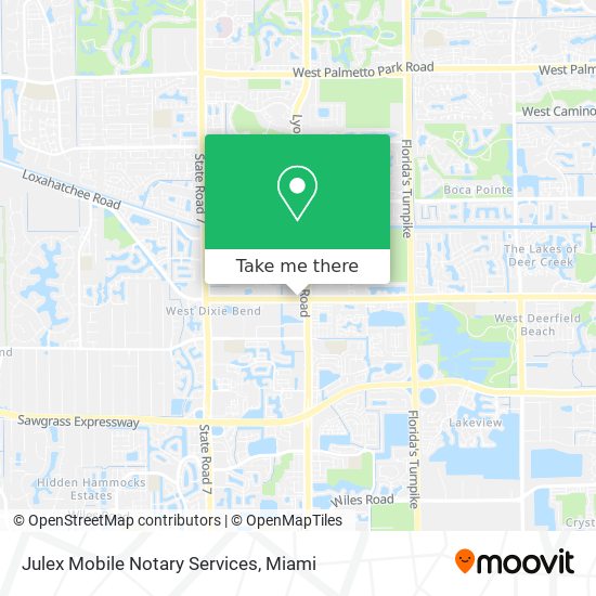 Mapa de Julex Mobile Notary Services