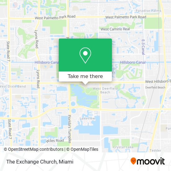 The Exchange Church map