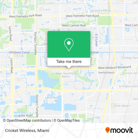 Cricket Wireless map