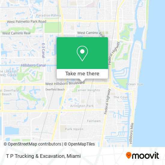 T P Trucking & Excavation map