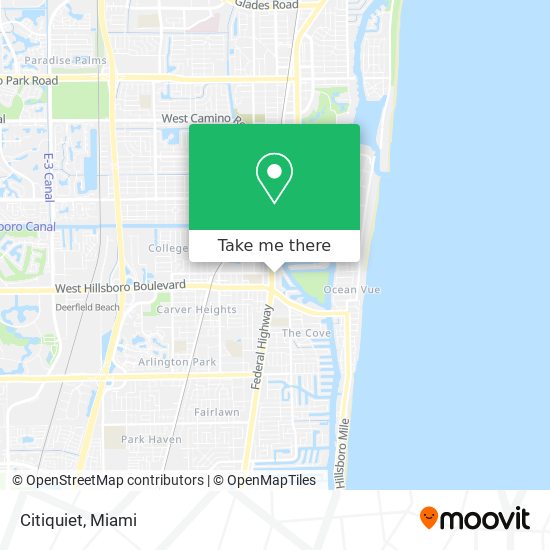 Mapa de Citiquiet