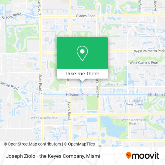 Mapa de Joseph Ziolo - the Keyes Company