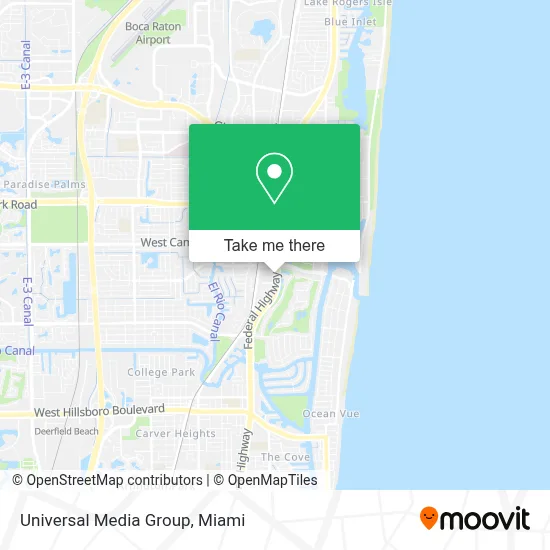 Universal Media Group map