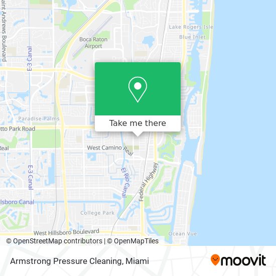 Mapa de Armstrong Pressure Cleaning