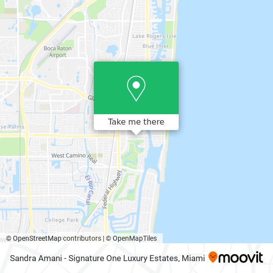 Sandra Amani - Signature One Luxury Estates map