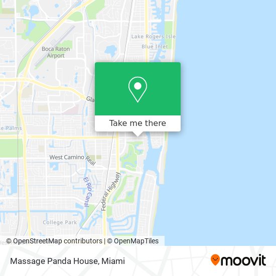 Massage Panda House map