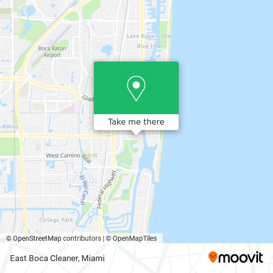 East Boca Cleaner map