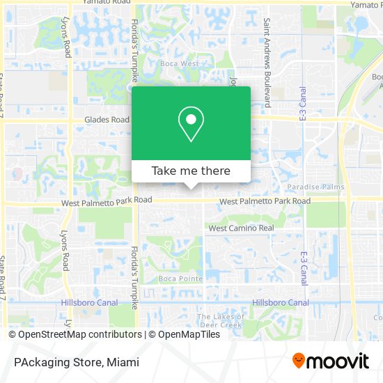 Mapa de PAckaging Store