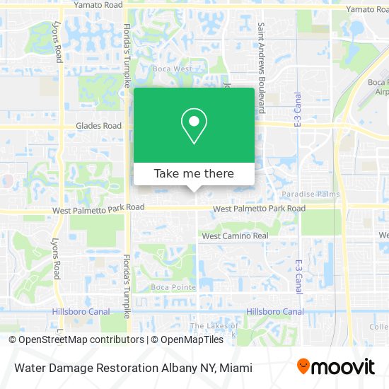 Water Damage Restoration Albany NY map