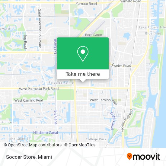 Soccer Store map