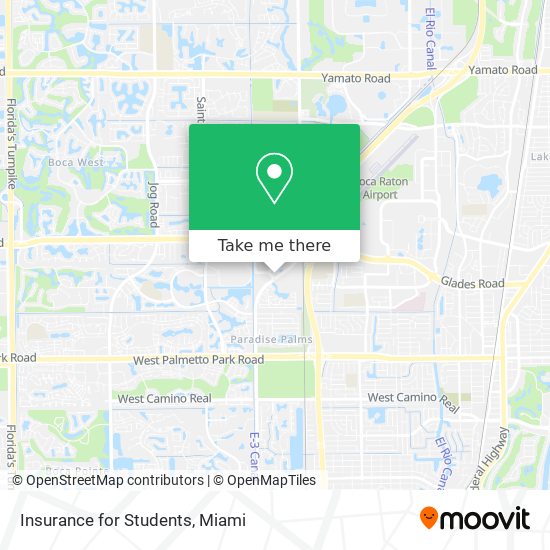 Insurance for Students map