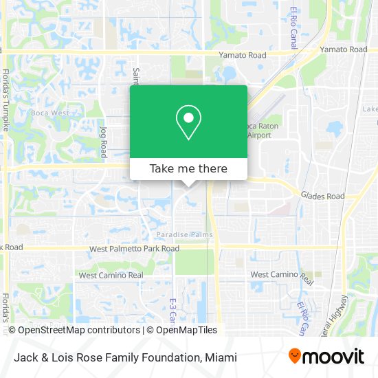 Jack & Lois Rose Family Foundation map
