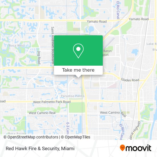 Red Hawk Fire & Security map