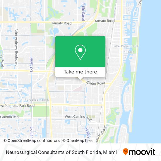 Mapa de Neurosurgical Consultants of South Florida