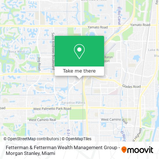 Fetterman & Fetterman Wealth Management Group - Morgan Stanley map