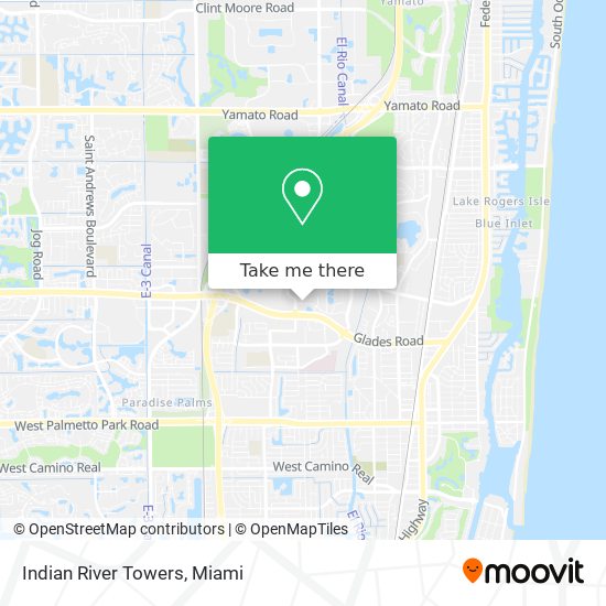 Indian River Towers map