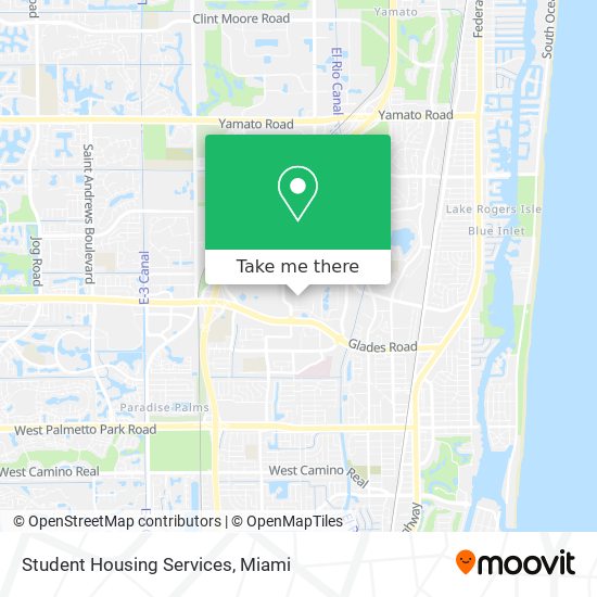 Student Housing Services map