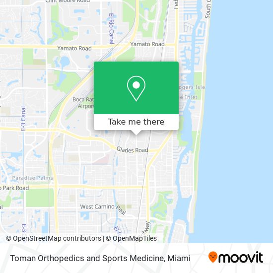Toman Orthopedics and Sports Medicine map