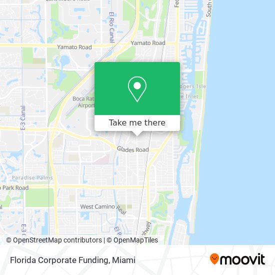 Mapa de Florida Corporate Funding