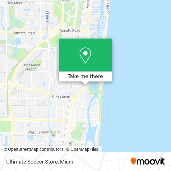 Ultimate Soccer Store map