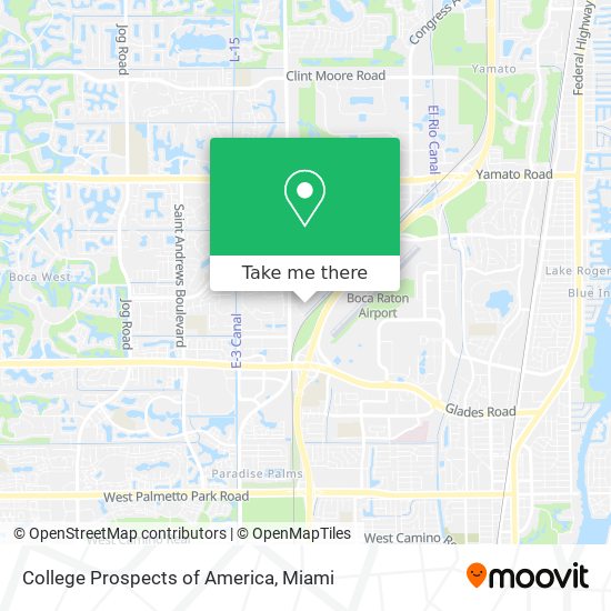 College Prospects of America map