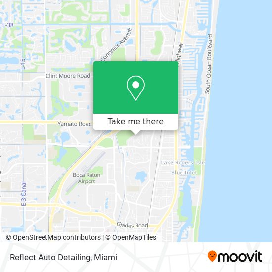 Reflect Auto Detailing map