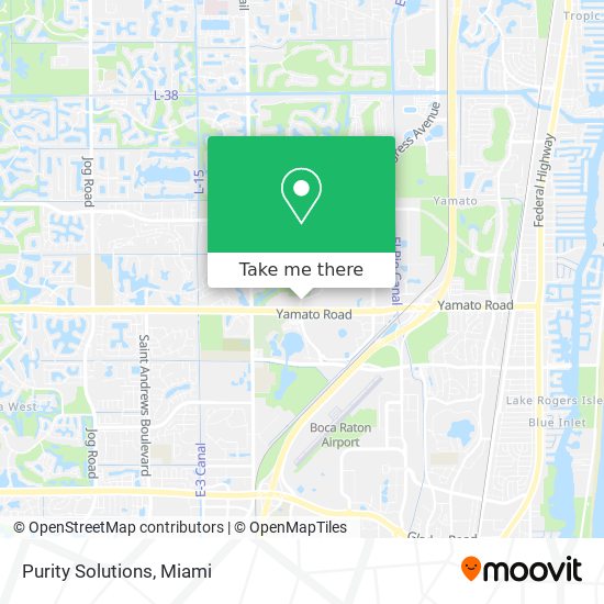 Purity Solutions map