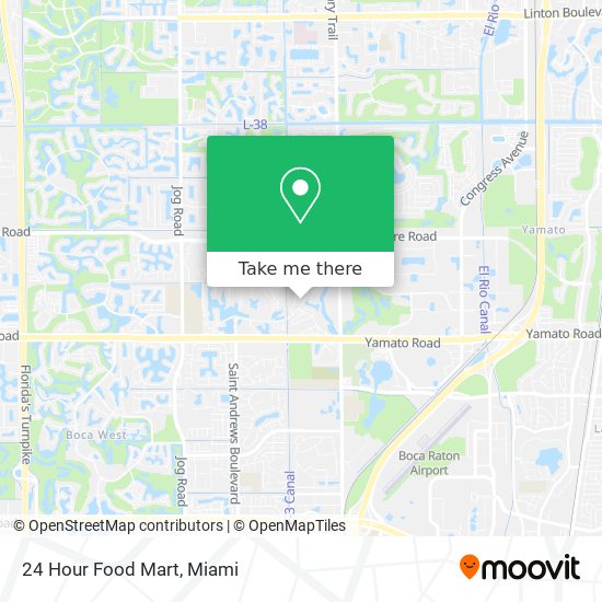 24 Hour Food Mart map