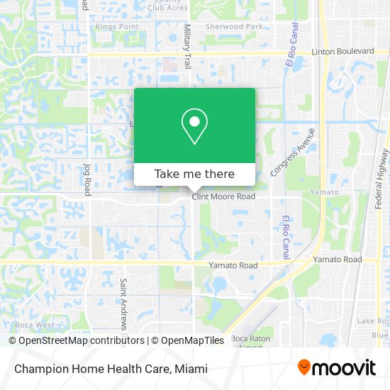 Champion Home Health Care map