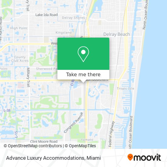 Mapa de Advance Luxury Accommodations