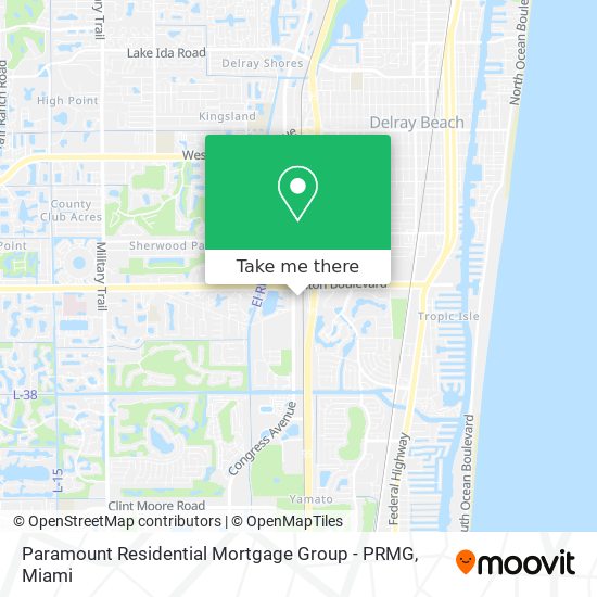 Mapa de Paramount Residential Mortgage Group - PRMG