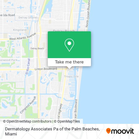 Mapa de Dermatology Associates Pa of the Palm Beaches