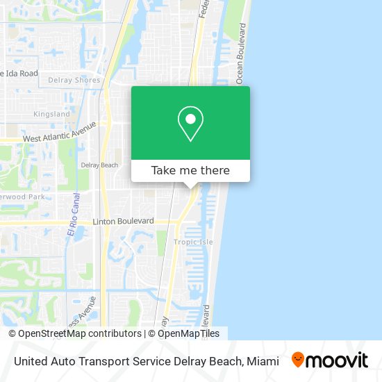 United Auto Transport Service Delray Beach map