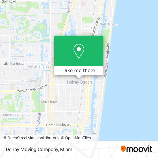 Delray Moving Company map